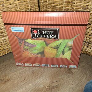 Chop Toppers All Purpose Cutting Board Serving Tray 16"x 12" Vegetable Design